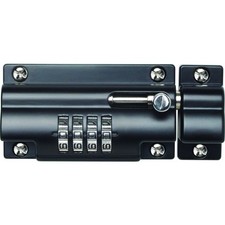 Sterling 110mm Combination Locking Bolt Black Recodeable Keyless Gate Shed Lock