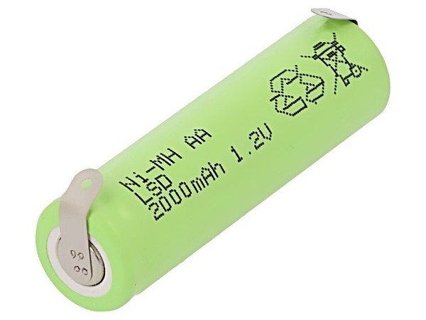 AA2000E Soldering Lugs Batt: Ni-Mh Aa 1,2V 2000Mah LöTpläTtchen Ø14,5X49,5Mm Jjj-image