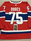 JSA COA JAKUB DOBES Signed Autographed Montreal Canadiens Hockey Jersey