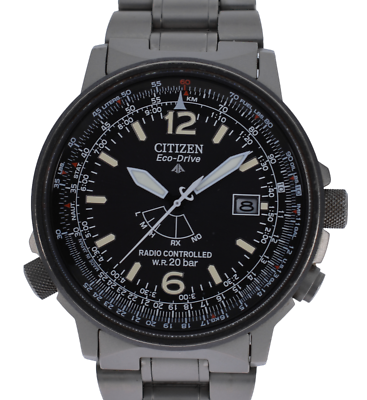 Citizen Eco-Drive Pro Master Solar Radio Controlled Titanium Watch