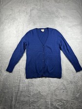 LL Bean Sweater Womens Large Cable Knit Fisherman Cashmere Cardigan Luxury