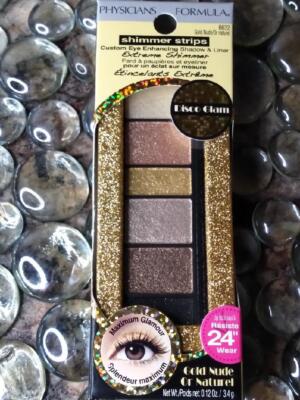 PHYSICIANS FORMULA Shimmer Strips Eye Enhancing Shadow/Liner Gold Nude 6632 Rare