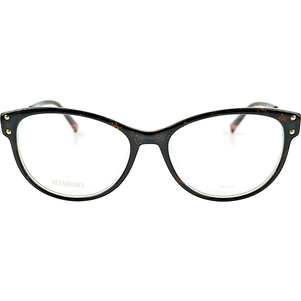 Marco de gafas de plástico para mujer Missoni Mis 0027 0086 La Habana 54-17 Italia Foto 3 de 4