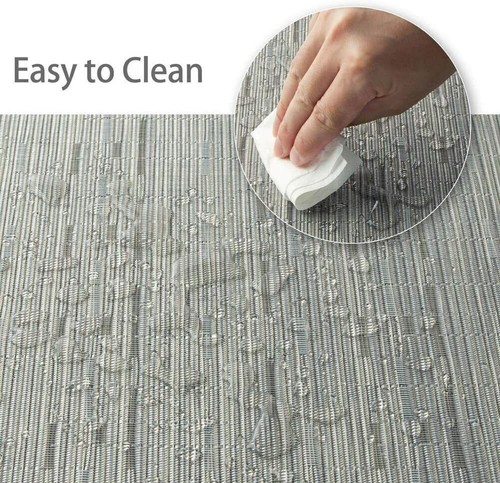 Set of 7 PVC 6 Placemats + Table Runner Washable Table Mat Anti Slip Kitchen - Picture 11 of 64