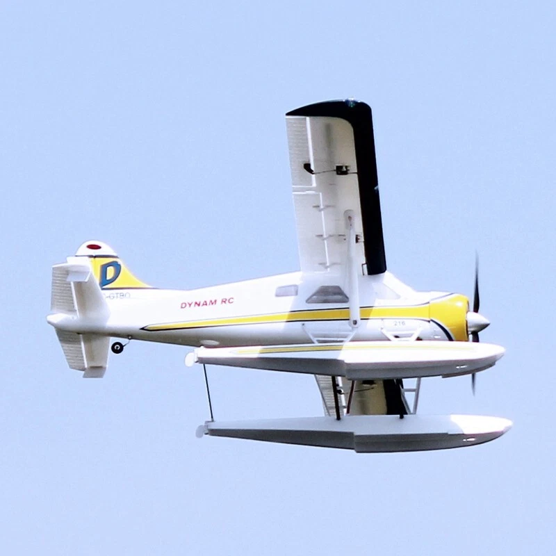 Dynam DHC-2 Beaver V2 Blue 4S Sea/Land RC Seaplane 1.5m w/ Flaps Plus Floats - Image 4 of 4