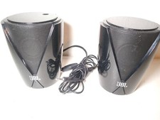 JBL JEMBE 2.0 Computer Desktop Speaker System - NO PWR ADAPTER - UNTESTED/AS IS