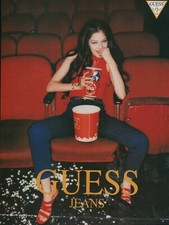 Revista Guess Jeans Publicidad Impresa Moda Sexy Lonneke Engel De Colección 1 pg 1996