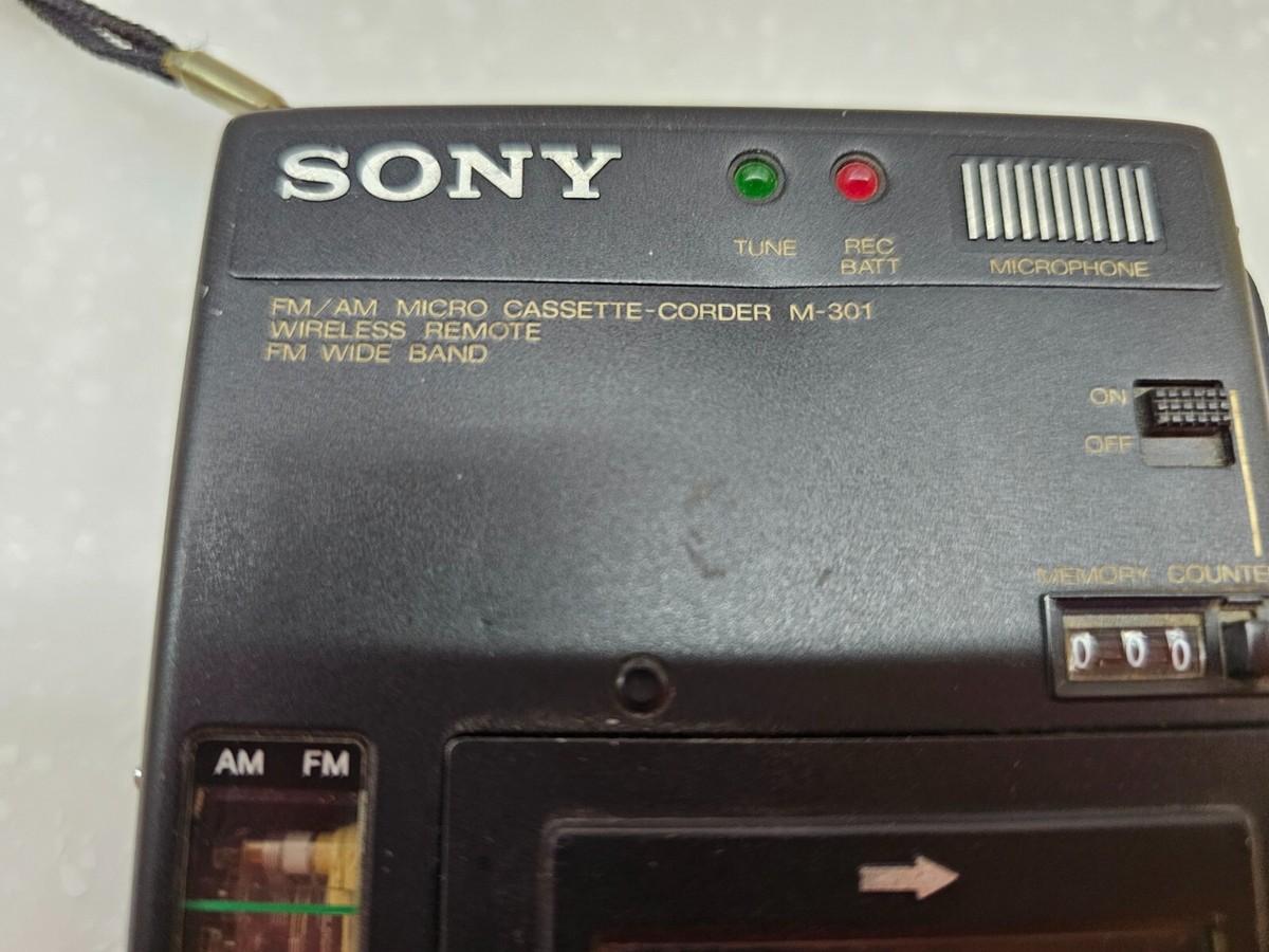 SONY M-301 Micro Cassette Corder | eBay