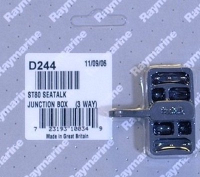 Raymarine Autohelm ST30, ST40, ST60 Seatalk 3 Wege Kreuzungsblock D244