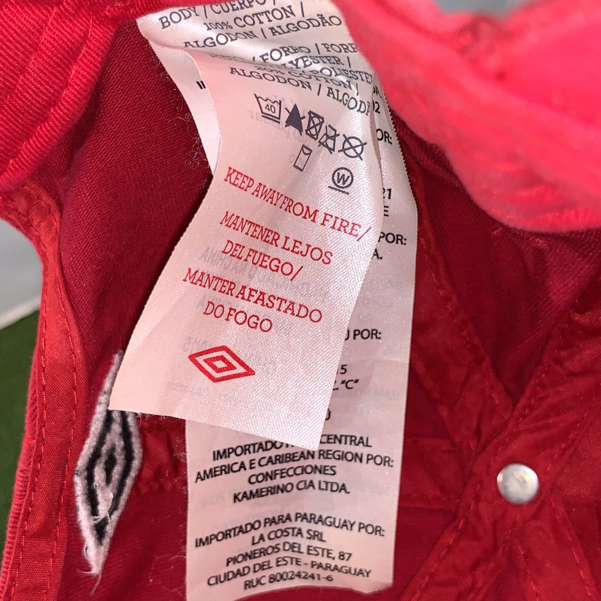 Umbro England Football Cap Vintage Baseball Hat Y2k 00s