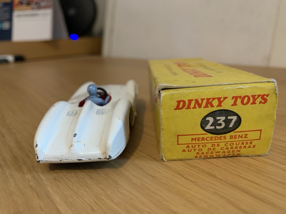 DINKY TOYS 237 MERCEDES BENZ RACING CAR in original BOX eBay