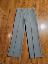 Vintage Sears Perma Prest Flexslax Gray Slacks Likeonew 32" X 29"