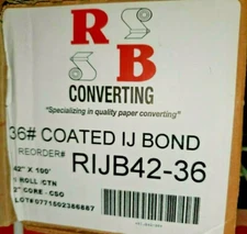 Roll Bond 36# Ink Jet Bond 42"x100' RIJB42-36