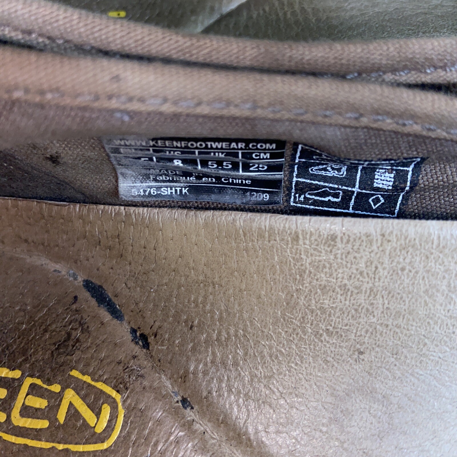 Scarpe da acqua donna Keen tessuto marrone taglia 8 M fiume escursionismo outdoor spiaggia