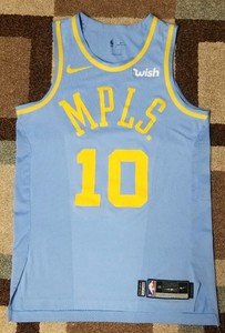 Lakers Team Issued Tyler Ennis 46 2 Mpls Throwback Nike Authentic Pro Cut Jersey Ebay