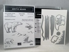 ARCTIC BEARS Stamp Set POLAR BEARS Dies Stampin Up You & Me Iceberg H21