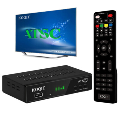 Digital Converter Box for TV DVR Recorder atsc live Tv Tuner HD Antenna Receiver