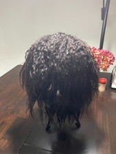 WIGENCOUNTERS HW0001 Straight Coarse Kinky Human Hair Headband Wig 150 denisty
