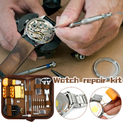 168 PCS Watch Repair Kit Watch Battery Replacement Tool Watch