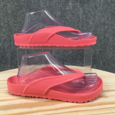 Birkenstock Sandals Womens 38 Honolulu Flip Flops Thong Pink