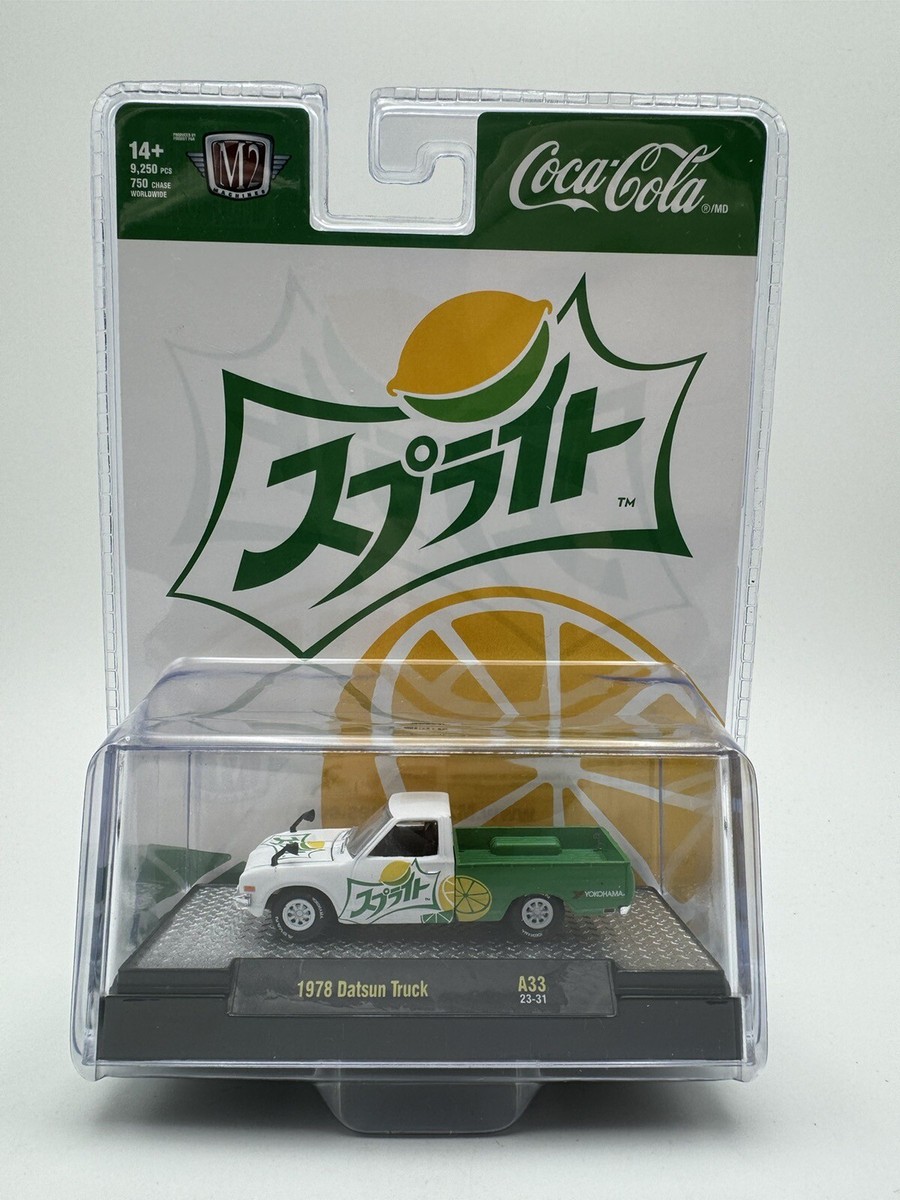 M2 Machines Coca Cola Sprite Datsun 620 Truck 1/64 Scale FREE