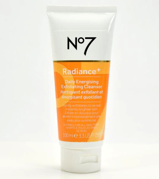 Boots No7 Radiance+ Daily Energizing Exfoliating Cleanser 3.3 fl oz eBay