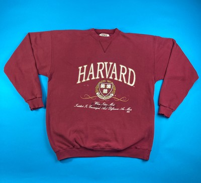 burgundy harvard sweatshirt