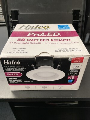 Halco Pro Led 50 watt Replacement 4  Round RETROFIT Downlighting 