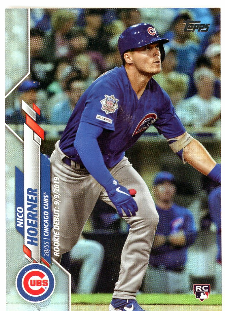 2020 Topps Update Silver Rainbow Foil #U251 Nico Hoerner RC (Cubs)