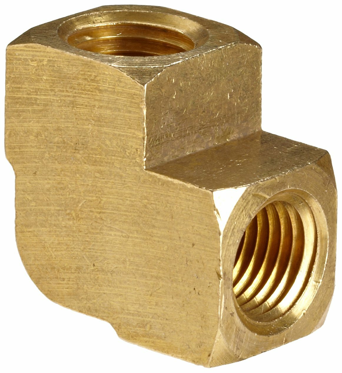 Brass Plumbing Street Elbow 90 Degree Fitting 1/2" NPT (Measures .840") Female