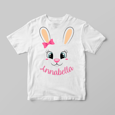 Personalised Easter Bunny Rabbit Bow 