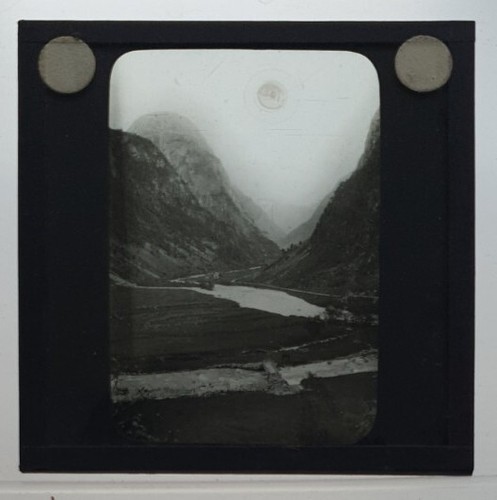 Magic Lantern Glass Slide Valley Landscapes