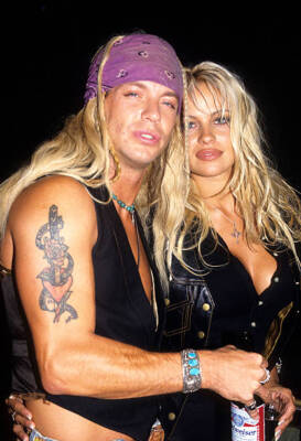 Bret Michaels of Poison Pamela Anderson at Webster Hall New York O - Old Photo 2