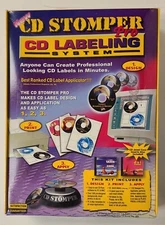 CD Stomper Pro CD Labelling System Design Print Apply CD Jewel Case Inserts NEW