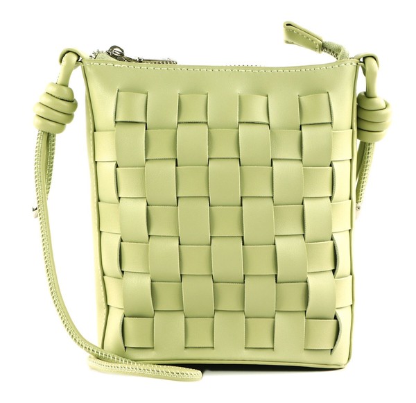Seidenfelt Manufaktur Malilla Bucket Crossbody Bag UmhäNgetasche Soft Green Neu-image