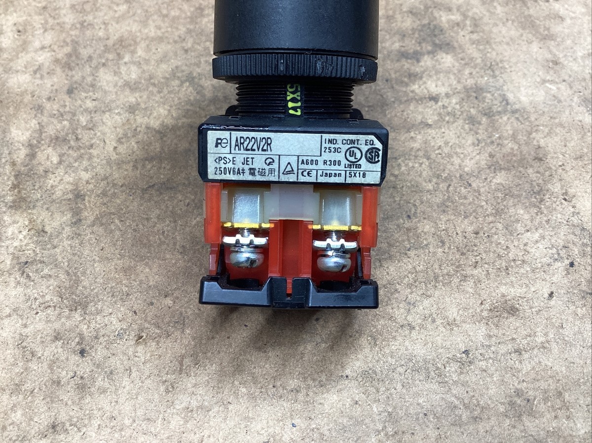 FUJI AR22V2R RED EMERGENCY STOP #825M50 | eBay