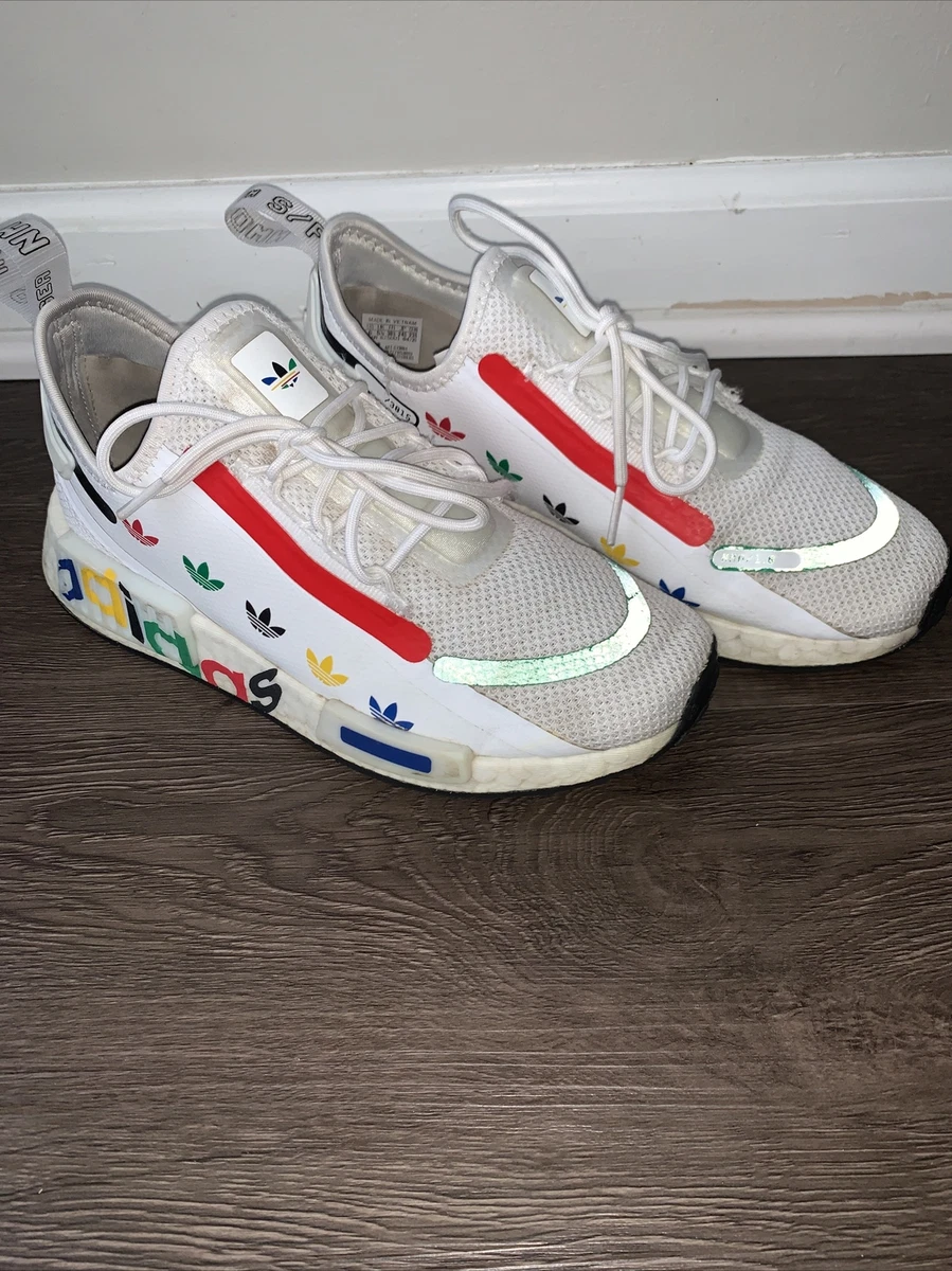 Adidas 1.8 Shoes White Red Green Blue Yellow Men&#039;s Sz /3015 | eBay