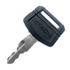 Hitachi Excavator & Heavy Equipment Ignition Key with OEM logo 4453488 H800