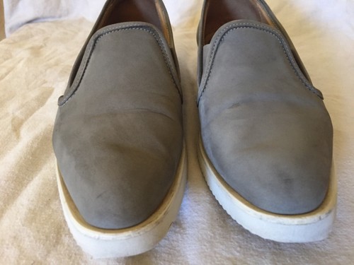 Everlane Nubuck Suede Leather GRAY slip on leather size 9 - Bild 3 von 9