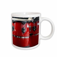 3dRose red conga drums Mug