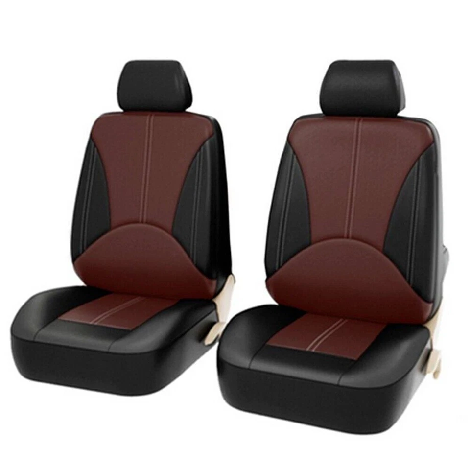 Juego completo de 9 fundas protectoras de cojín delanteras y traseras interiores de cuero sintético Foto 3 de 4