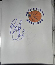 Bimbo Coles Autographed #12 Golden State Warriors Logo NBA IP Auto Basketball