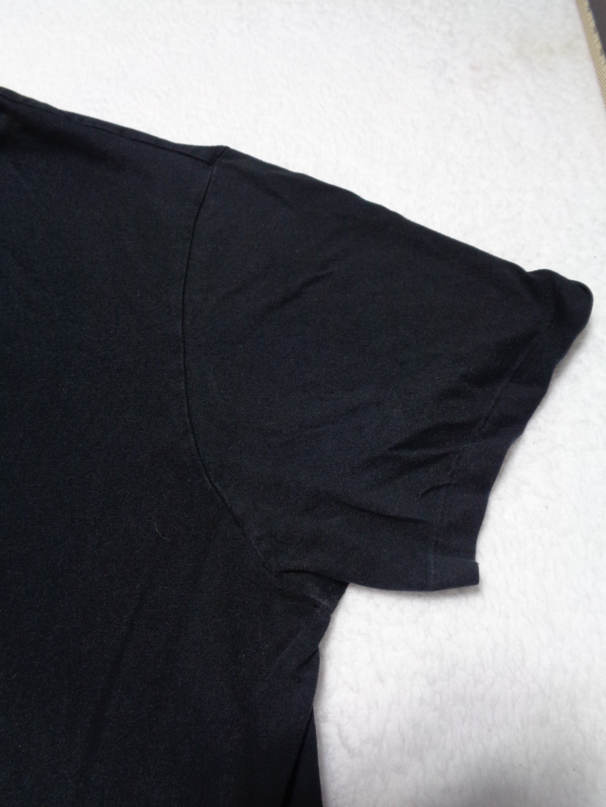 Polo Ralph Lauren camicia uomo XXL nera girocollo rosso pony logo vestibilità classica maglietta