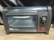 Elite Cuisine Hot Dog Toaster Oven, 30-Min Timer, Black EHD-051B Maxi Matic