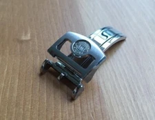 Stainless 18mm Replacement Deployment Buckle for IWC, 3777 3881 Portuguese Pilot