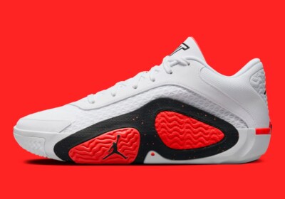 Nike Air Jordan Tatum 2 Red Cement White Bright Crimson FJ6457-106 sz 12 Men's