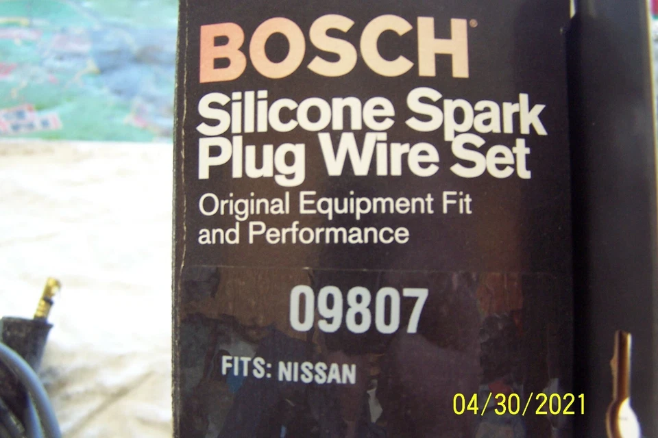 JUEGO DE CABLES ENCHUFABLES DE SILICONA BOSCH 09807 PARA NISSAN* MULTI 86-88* STANTROFA 82-88 N/O/S Foto 2 de 3