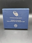 2014 W SILVER US EAGLE PROOF US Mint Box  One Ounce .999 FINE