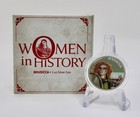 2022 Niue Women in History Boudicca Fine Silver $2 1 oz Fine Silver Proof COA — photo 5