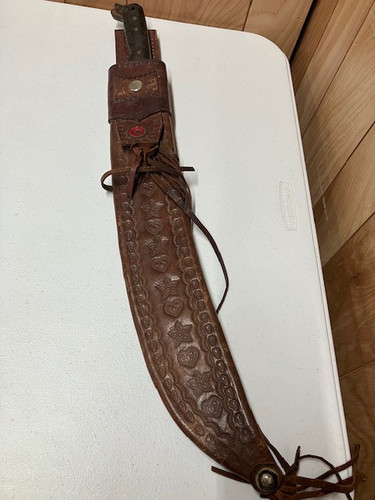 Legitimus Collins & Co Machete with Panama Leather Sheath 23”